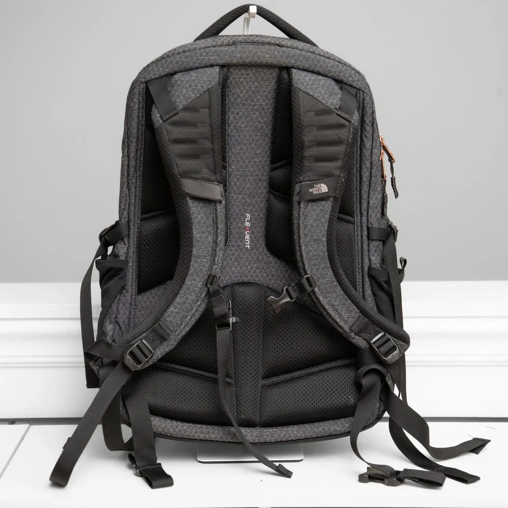 The North Face Borealis Backpack Black Grey FlexVent Padded Laptop Bag GorpCore